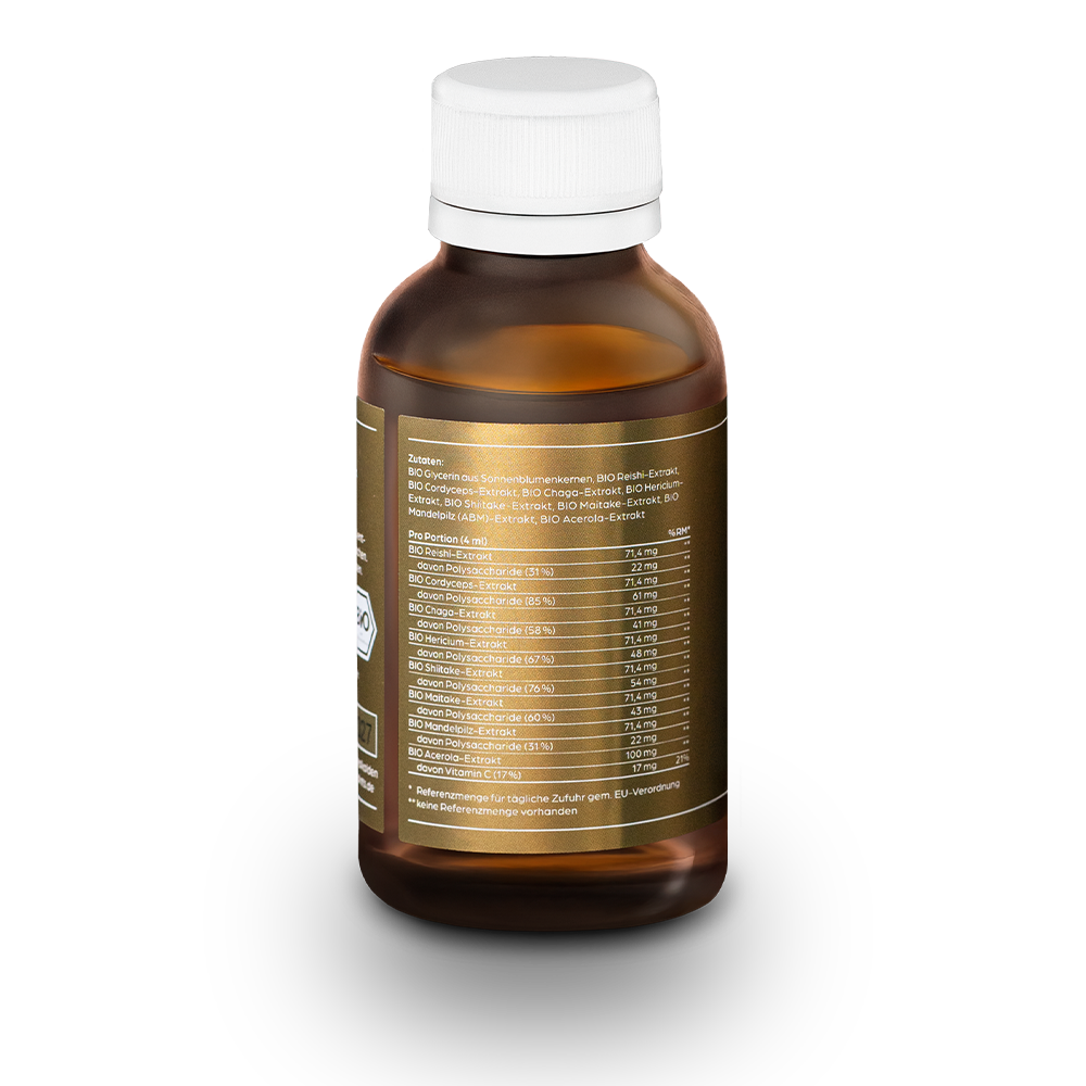 Elixier Flüssigextrakt mit 7 Vitalpilzen