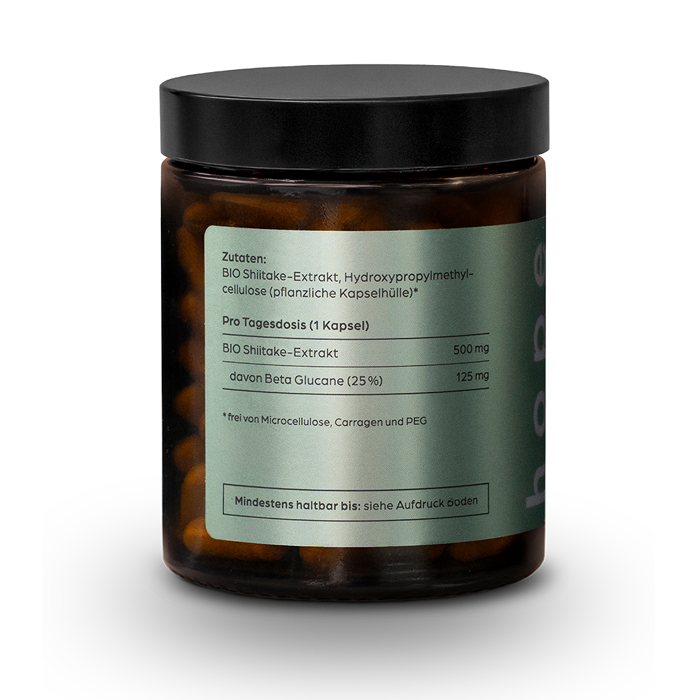 Immune Kur 3 Monate | Chaga und Shiitake Kapseln