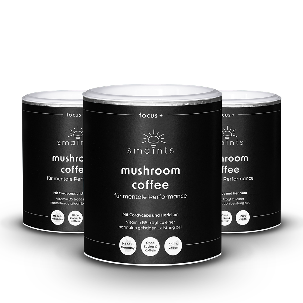 Mushroom Coffee mit Cordyceps und Hericium