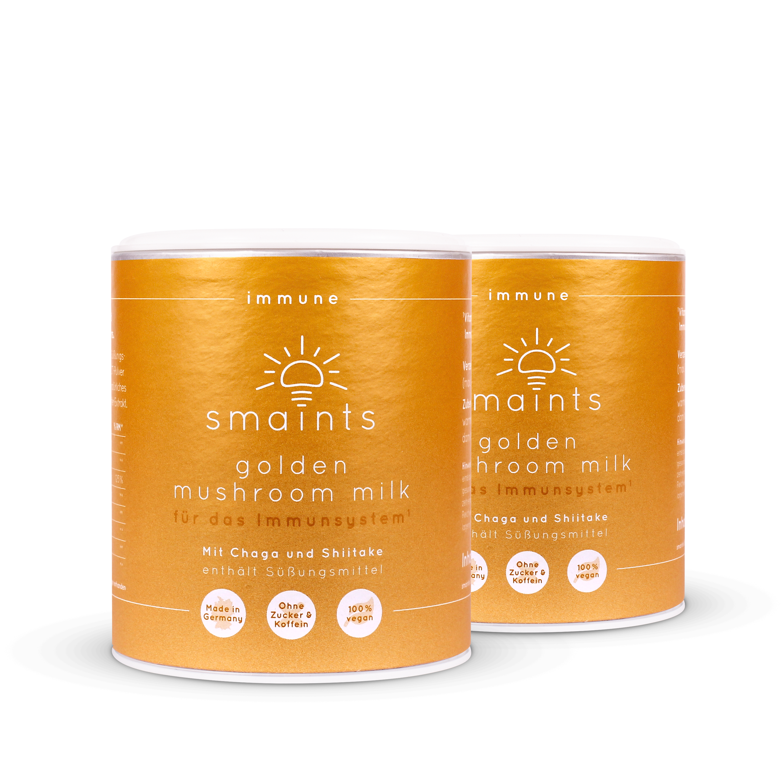 Golden Mushroom Milk mit Chaga und Shiitake