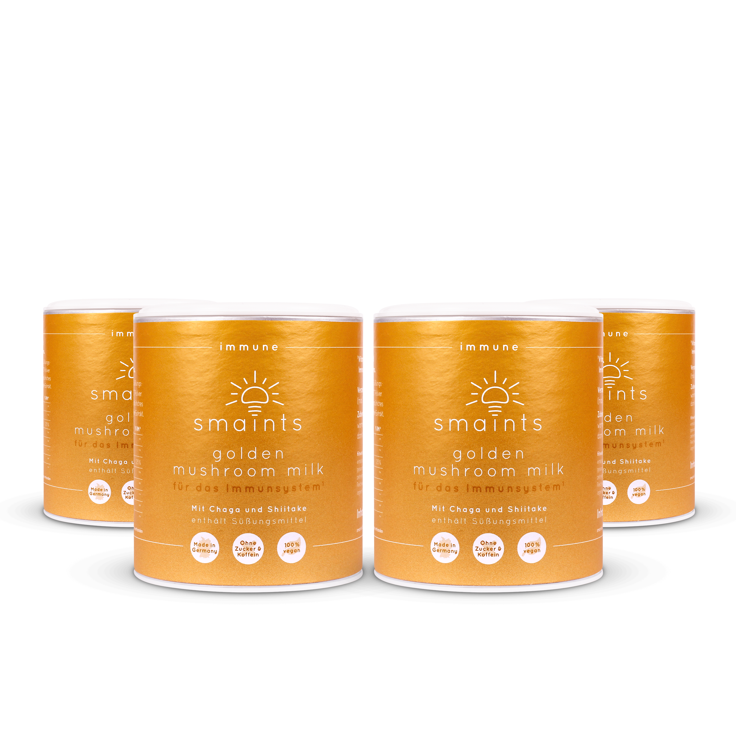 Golden Mushroom Milk mit Chaga und Shiitake