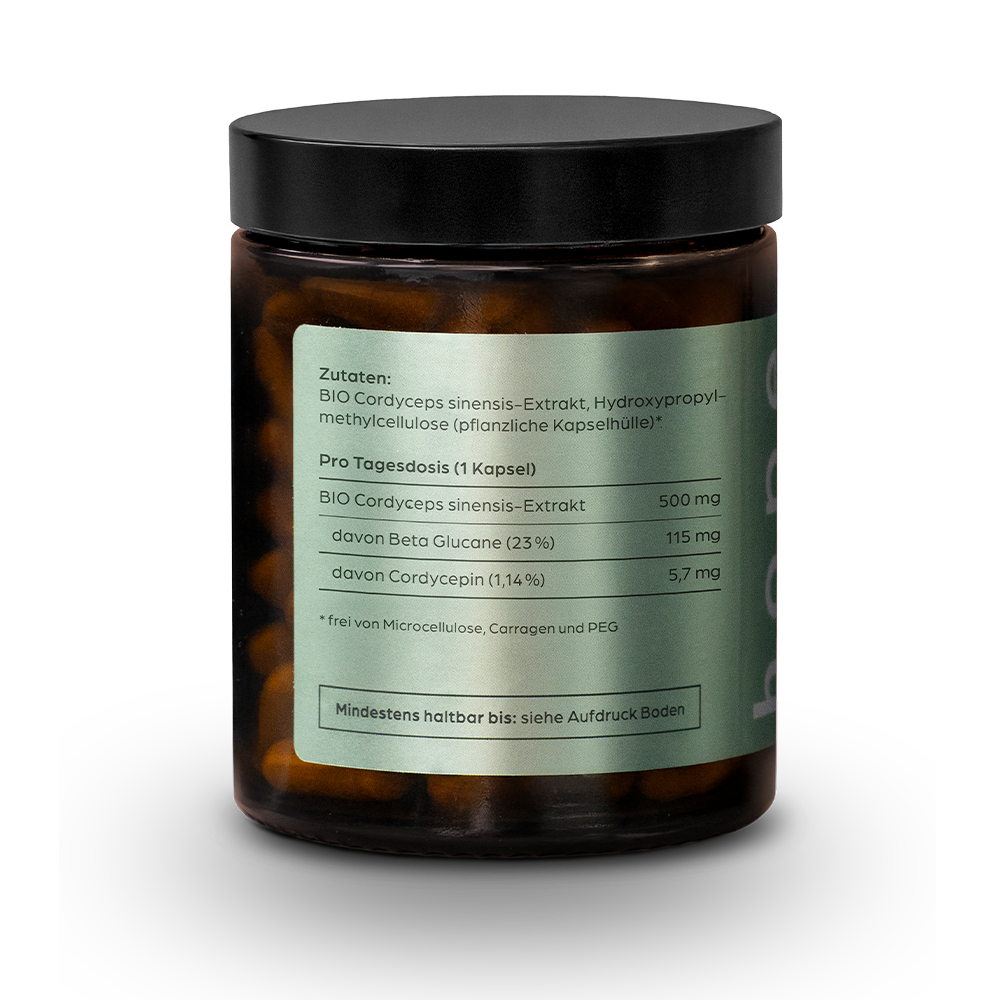 3er Angebot Bio Cordyceps Extrakt Kapseln