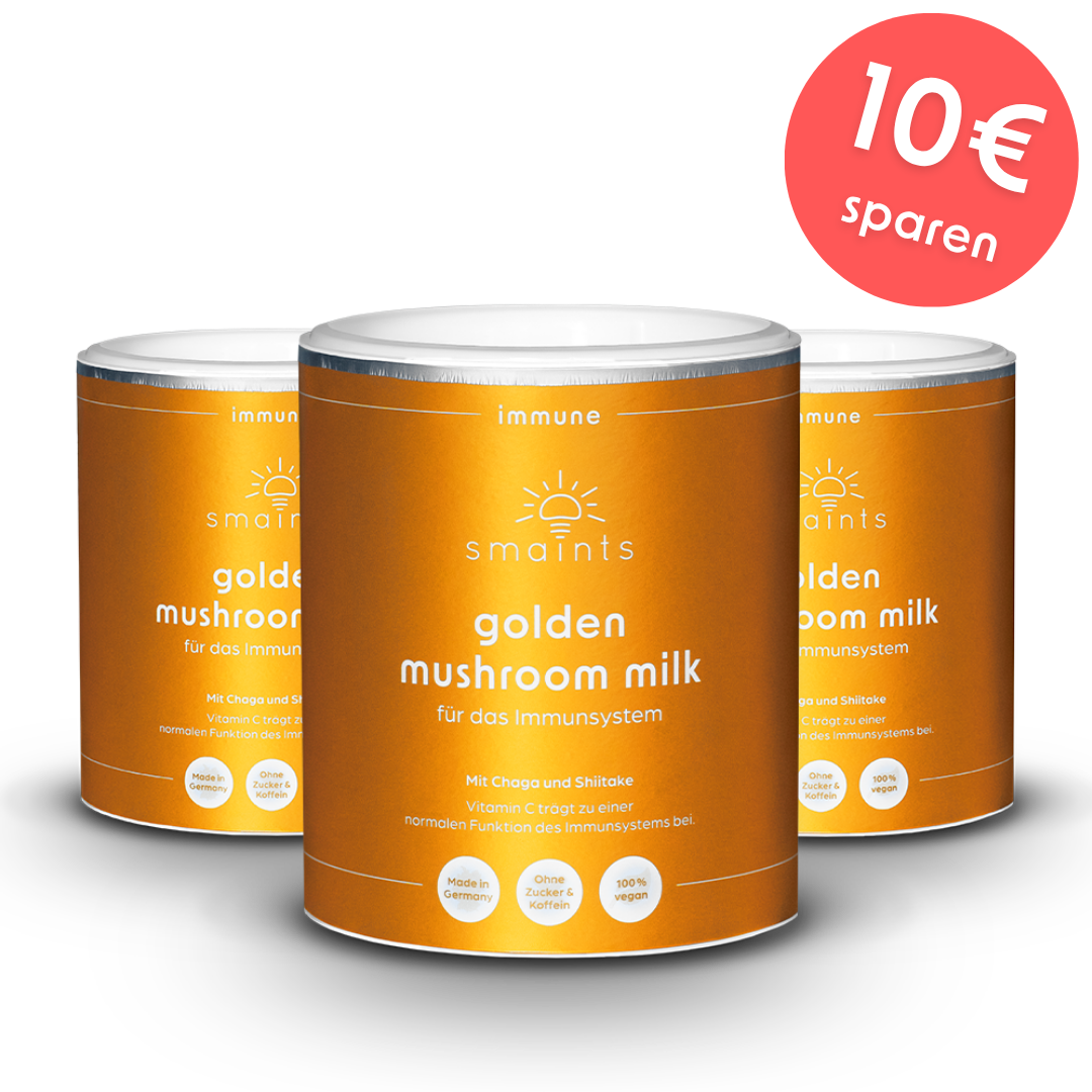 Immune Kur 3 Monate - 3x Golden Mushroom Milk