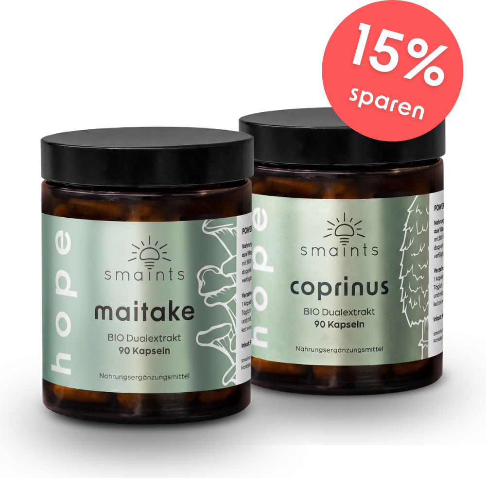 Kapsel-Duo Maitake + Coprinus