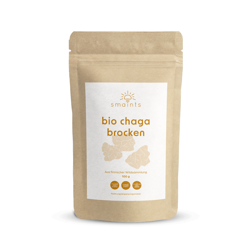 Organic Chaga chunks from Finland