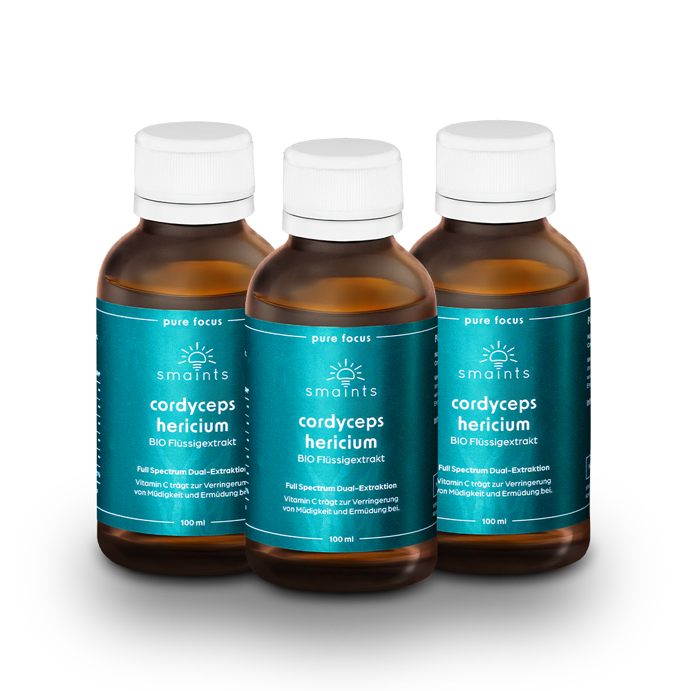 3x Pure Focus Flüssigextrakt Bio