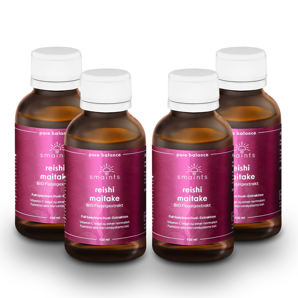 Pure Balance Flüssigextrakt mit Reishi und Maitake