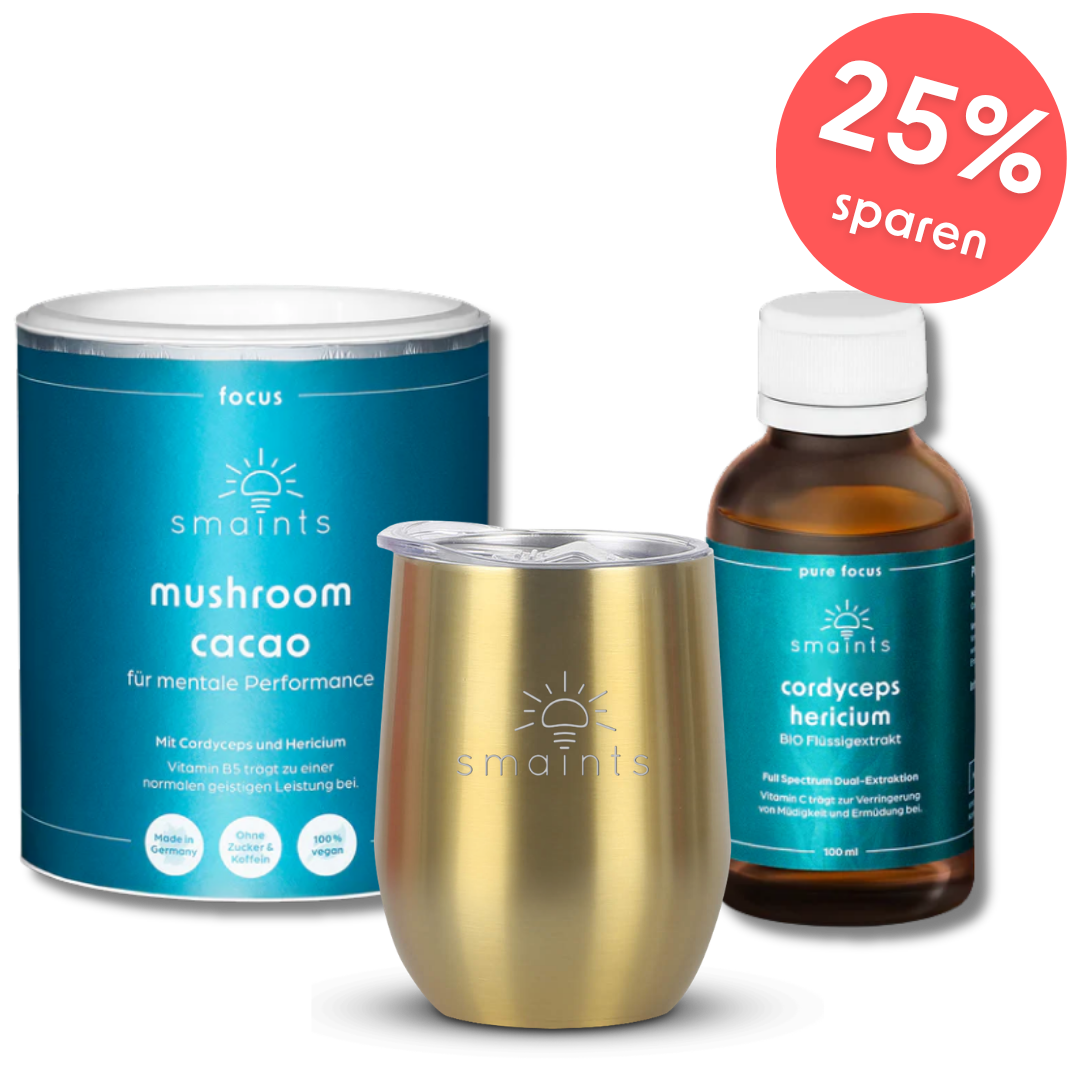 Focus Bundle mit Golden Thermo Mug