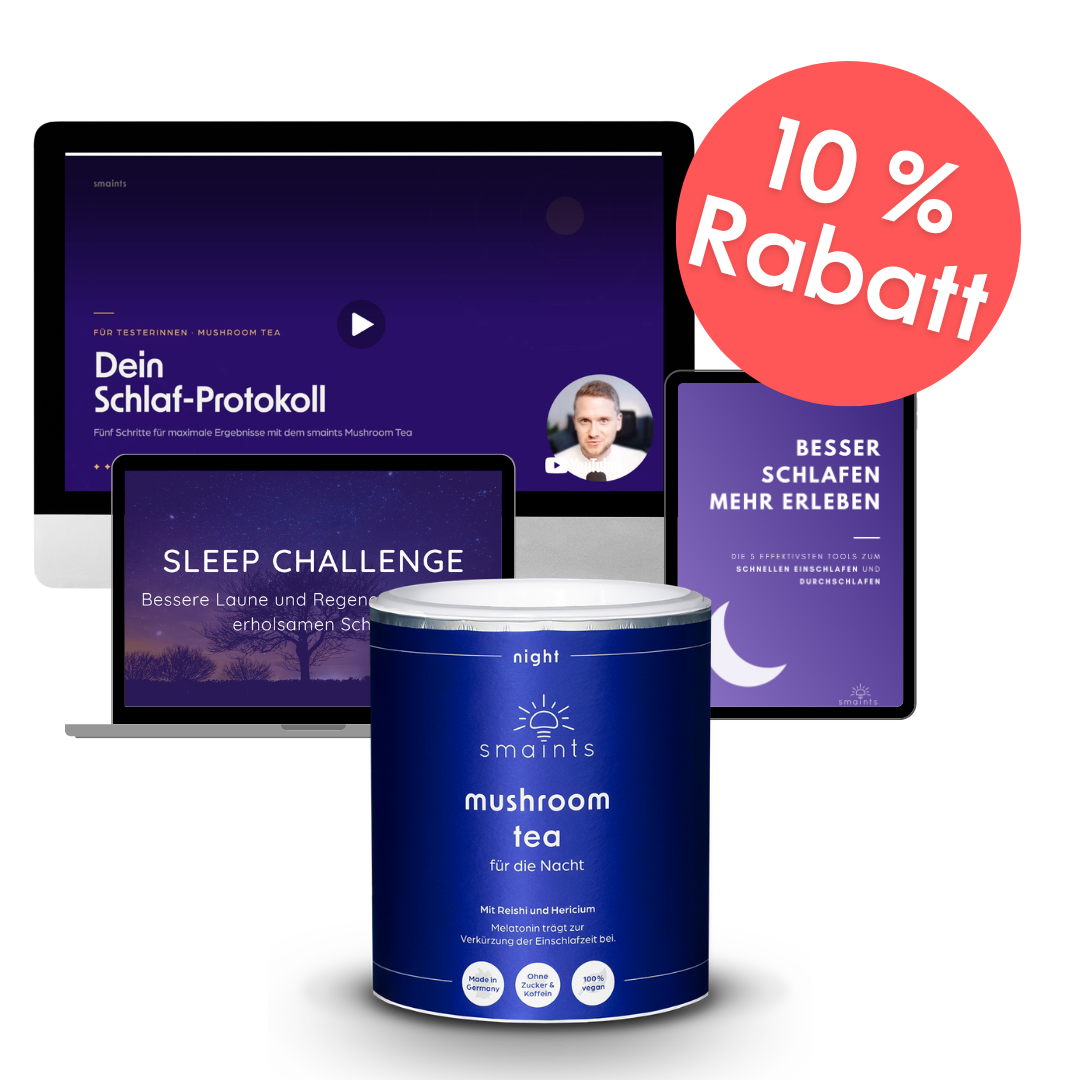 1 Monatskur Mushroom Tea (1x Pack) inkl. Protokoll & Sleep Challenge