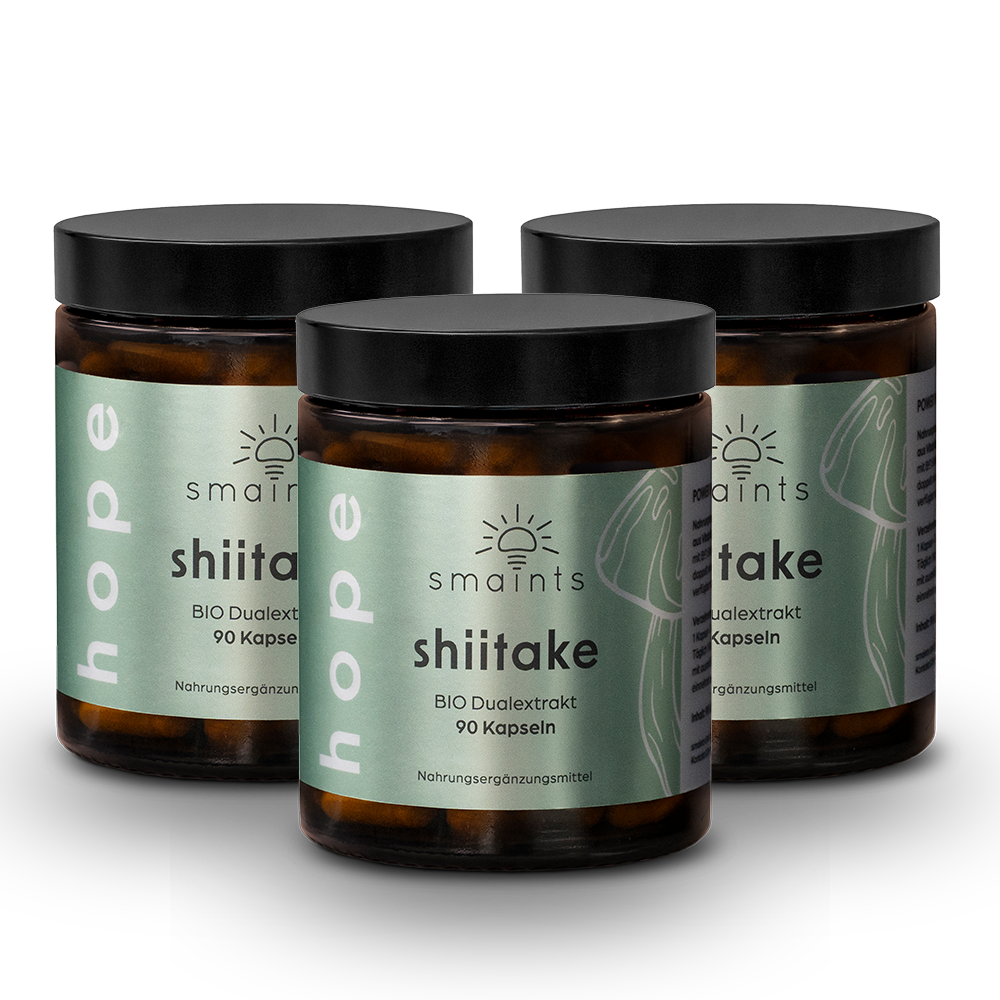 3x Organic Shiitake Extract Capsules