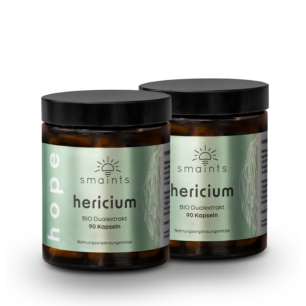 2x Organic Hericium Extract Capsules