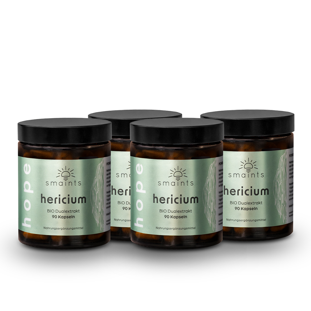 4x Organic Hericium Extract Capsules