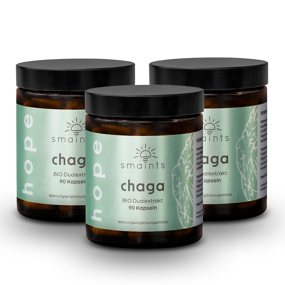 3x Organic Chaga Extract Capsules