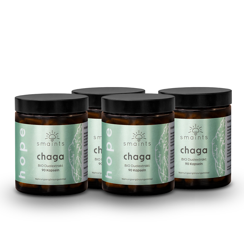 4x Organic Chaga Extract Capsules