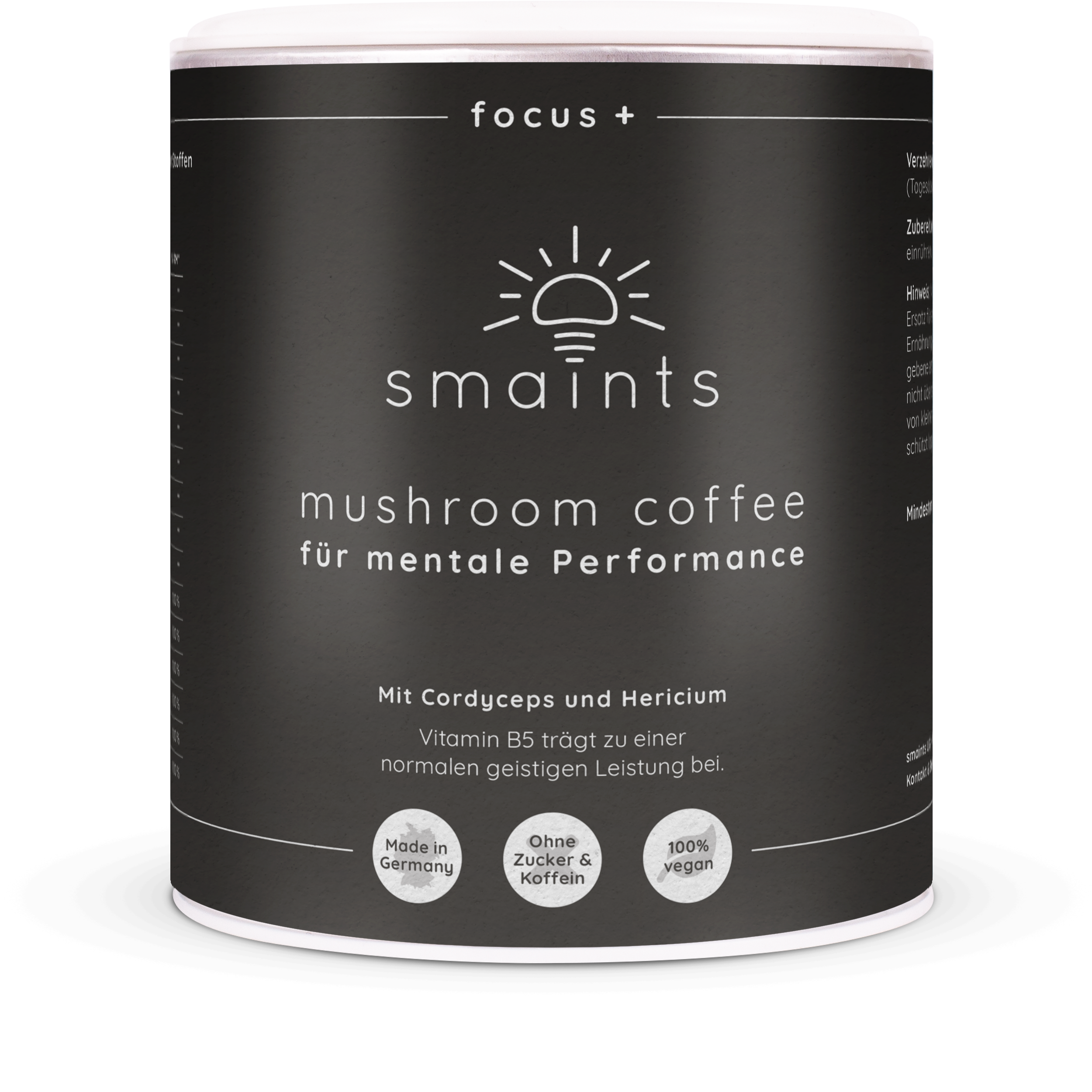 Mushroom Coffee mit Cordyceps und Hericium