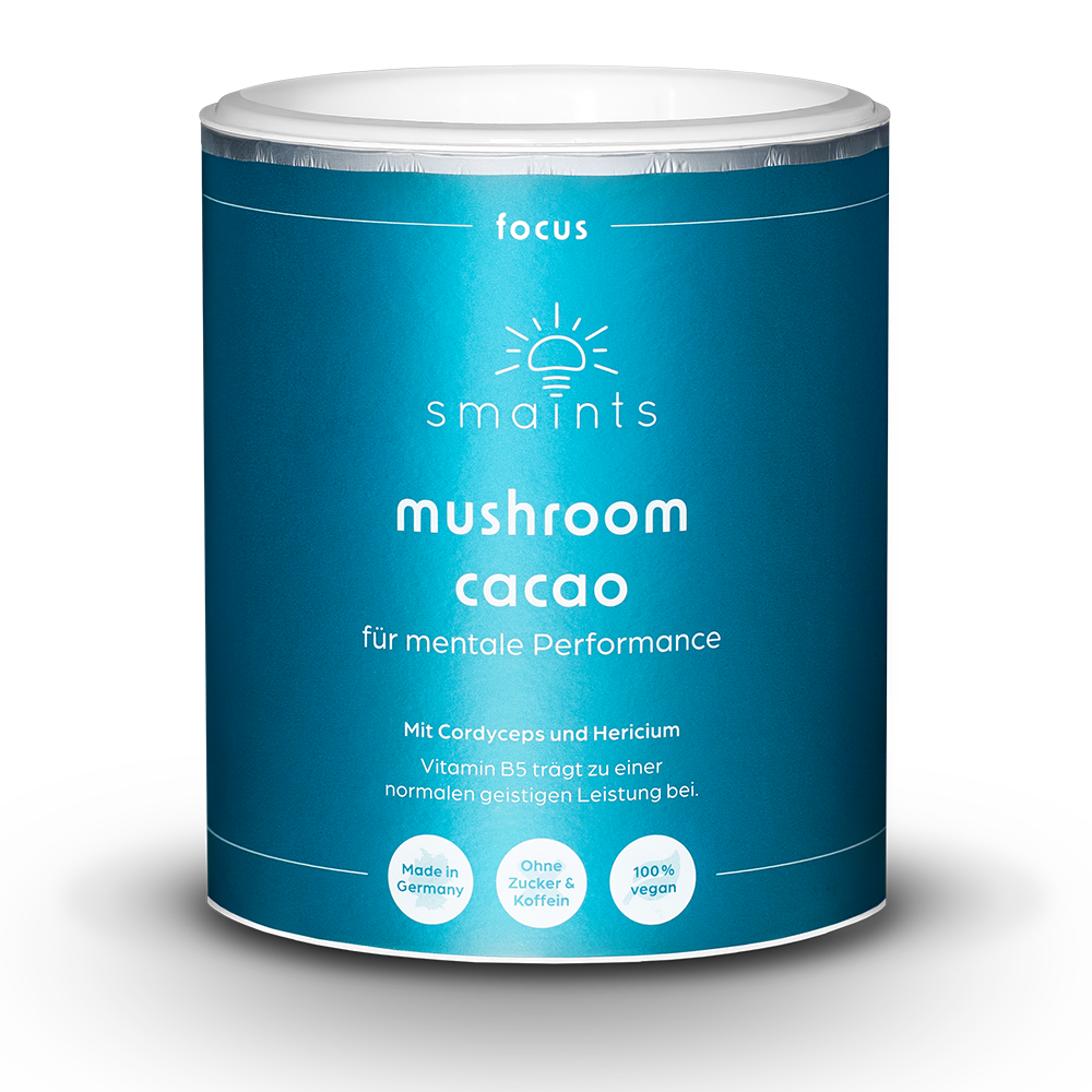 smaints Mushroom Cacao Dose Vorderseite