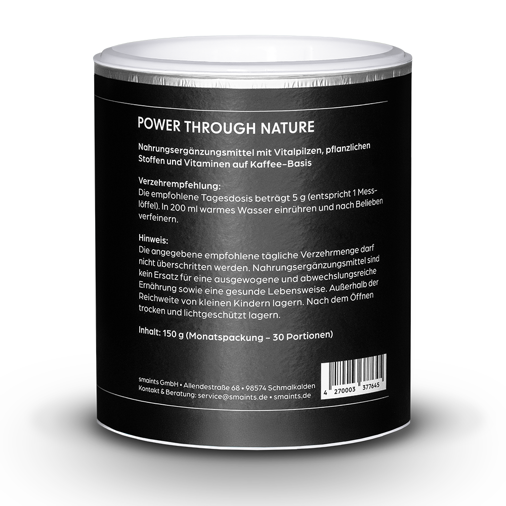 Mushroom Coffee mit Cordyceps und Hericium