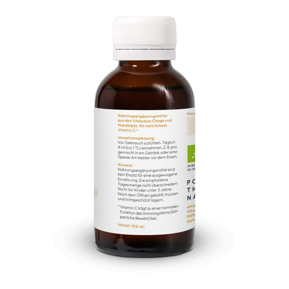 Pure Immune Flüssigextrakt mit Chaga und Agaricus