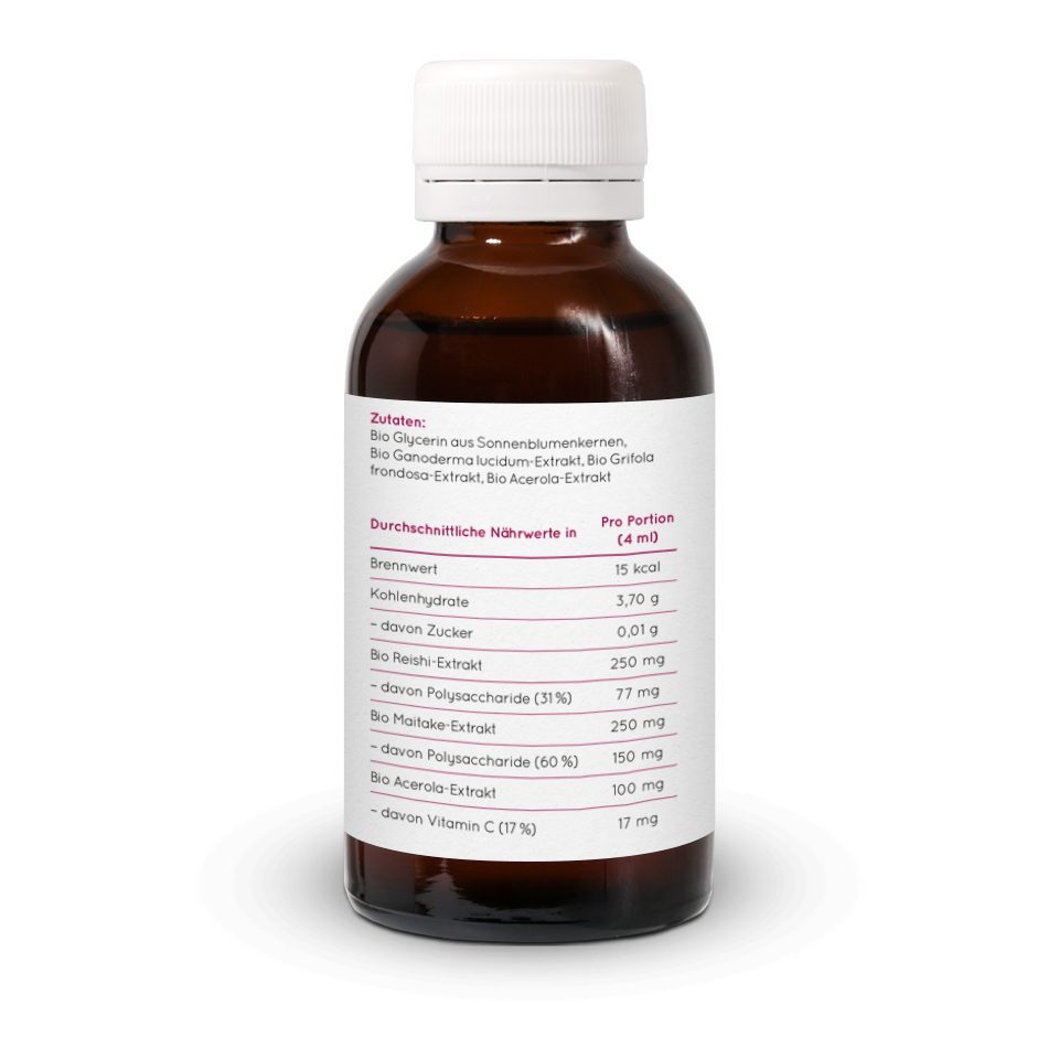 Pure Balance Flüssigextrakt mit Reishi und Maitake